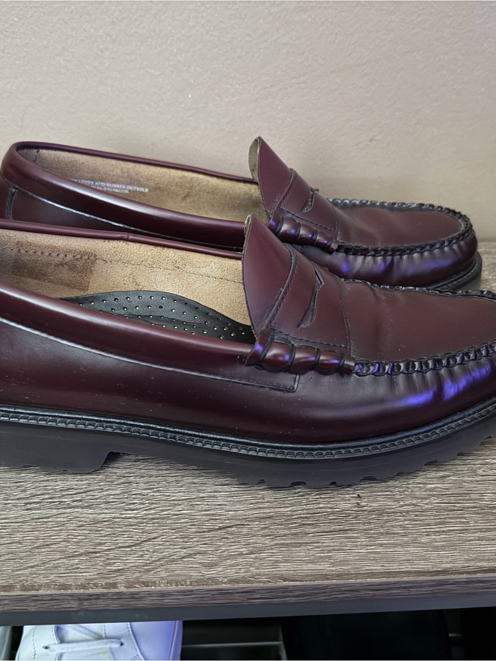 GH Bass Lug Sole Loafer size 11